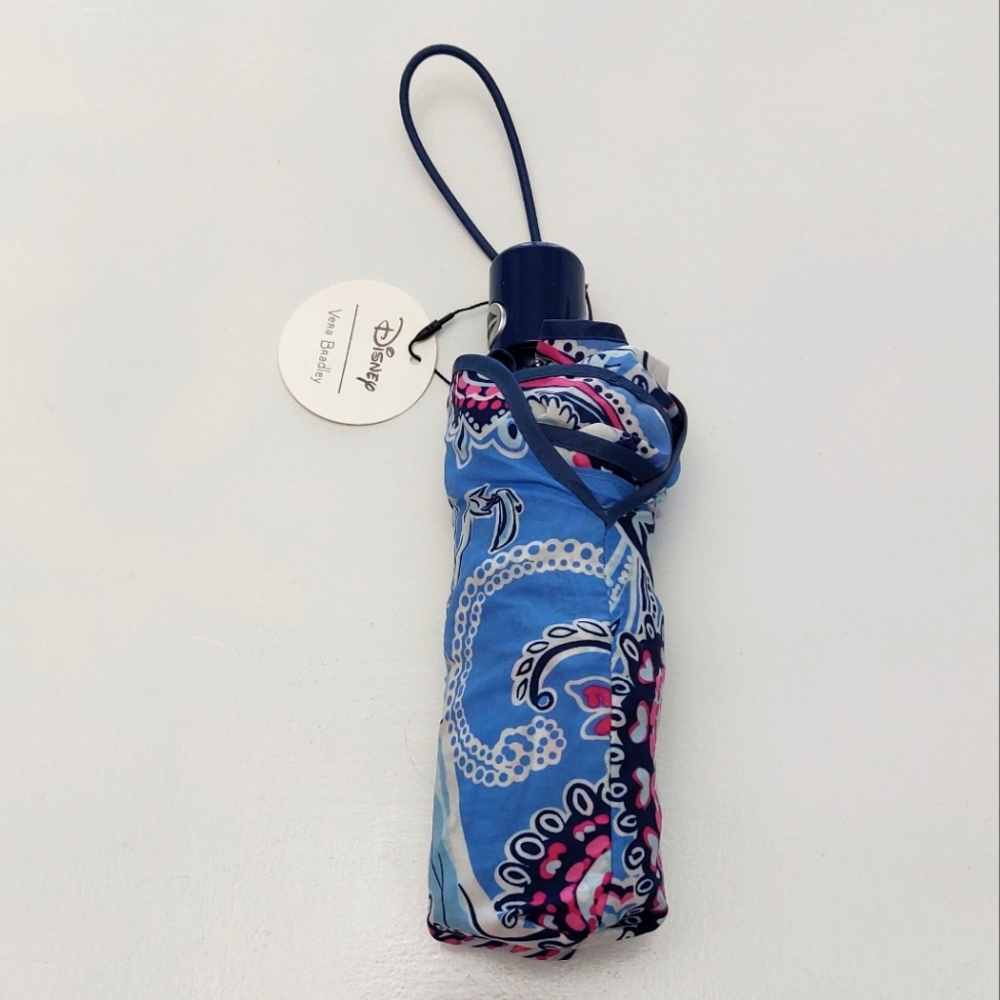 Vera Bradley Disney Cinderella mini folding umbrella NWT